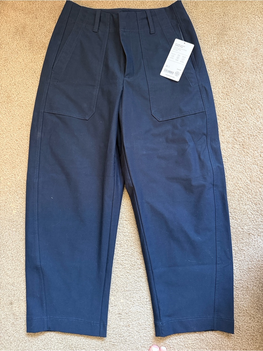 Skyline Utility Barrel Pant - Navy